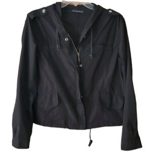 Brandy Melville Black Thin Hooded Jacket‎